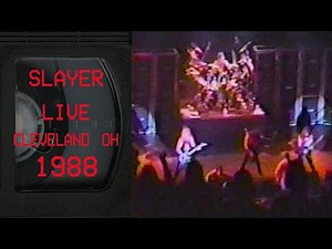 SLAYER Live in Cleveland OH August 24 1988 FULL CONCERT
