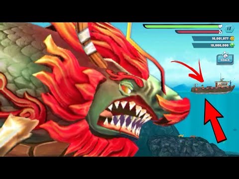 NEW GIANT LEGENDARY GREAT WHITE UNLOCKED AND GAMEPLAY - Hungry Shark World