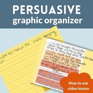 Argumentative Writing Graphic organizer How to Use Video