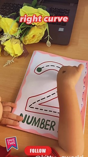 10K views · 3.5K reactions | Number 2 writing song for preschoolers ...