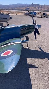 Fame. Flight. Firepower. The Spitfire MK-14 has it all. 📸: @justplanespotting | Palm Springs Air Museum