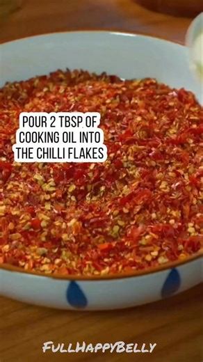 8.8K views · 51 reactions | Easy homemade chili oil recipe idea #chilioil #spicyfood #chinesefood #chinesecuisine #chinesefoodlover #vlog #food #foodlover #foodie #foodblogger #yummyfood #tastyfood #comfortfood #homemadefood #homecooking #homecooked #cooking #cookingvideos #cookingtime #cookingreels #cookingathome #easyrecipe #recipes #recipe #fullhappybelly | Fullhappybelly | Facebook