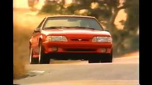 1993 Ford Mustang Cobra SVT commercial | Mustang Club of America