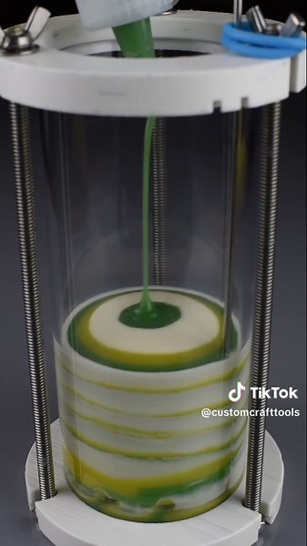 Let me tell you something.... Soap design starts with the right tools-and we make them. ( From molds to cutters to specialty accessories, we build tools that help makers bring their ideas to life. This video features our round mold (of course), paired with new pull-through shaper designs by @LoveYourSuds - y, more than one-and they're all now available in our shop! The beautiful blend we used is by @Beekeepers.Wife and it performed flawlessly for these designs. Want to create something like this