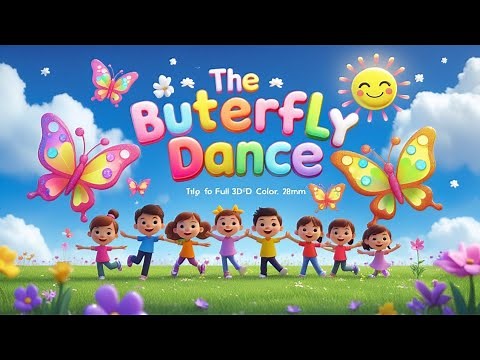 "🦋 Dance with Butterflies! The Ultimate Kids' Nursery Rhyme Dance Party 🎶✨"