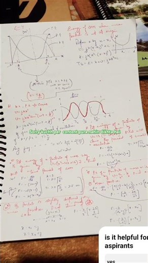 simple harmonic motion complete JEE main and advanced notes Kota