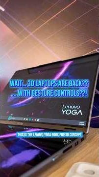 Lenovo's Yoga Book Pro 3D Concept is Wild!!!! #computing #3dmodeling