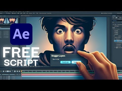 How To Stagger Layers In One Click (after effects)