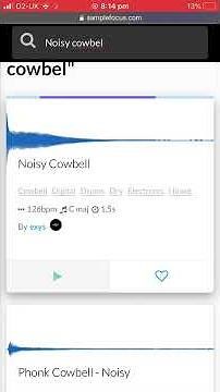 Cowbell phonk sound effect