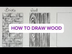 How to draw wood texture: step by step easy for beginners #howtodraw #wood #texture #easydrawing