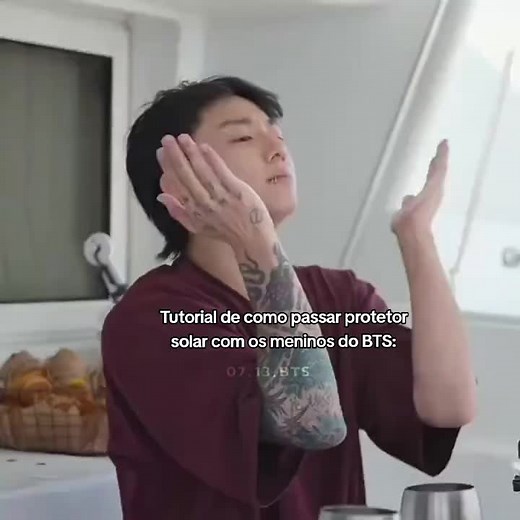se protejam contra os raios Uv Kkkkk #방탄소년단 #bangtan
