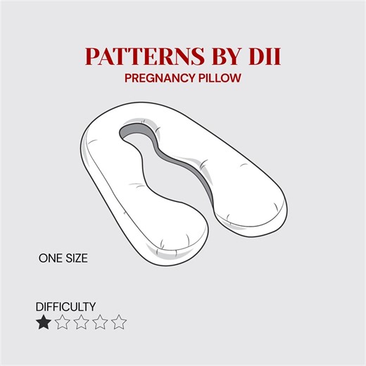 Pregnancy Pillow PDF Sewing Pattern – Printable A4 Template, DIY Maternity Pillow Cover, Digital Download - Etsy
