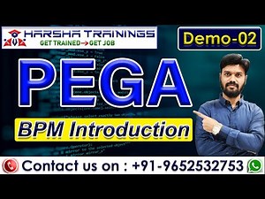 PEGA Demo Class 02 | PEGA BPM Introduction |Pega New batch | Feb 22 | Pega Tutorial |+91-9652532753