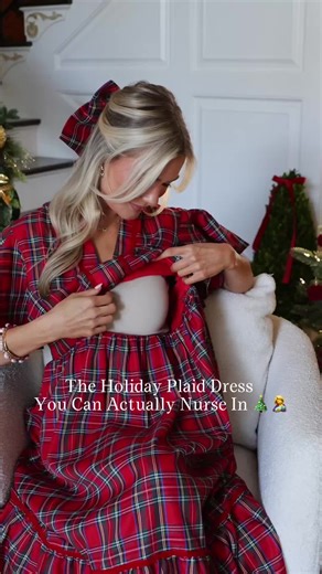 Classic plaid with a festive twist 🎄✨ This nursing-friendly dress makes holiday moments feel effortless — comfy, chic, and perfect for every celebration ❄️❤️ --> NURSING COLLECTION: Delicate Daze Red Plaid Midi Dress #nursingmom #nursingoutfit #momoutfit #boutique #shopthemint