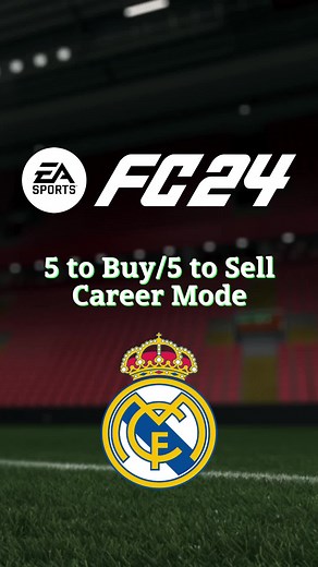 5 Players to Buy & 5 Players to Sell for a Realistic Real Madrid Career Mode in FC24 #RealMadrid #RMCF #EASportsFC24 #TransferTargets #FIFA24CareerMode #LosBlancos #Galacticos #RealMadridTransfers #TransferMarket #FootballGaming #SoccerTransfers #GamingCommunity #RealMadridCareerMode #EASportsGaming #FIFACareerMode