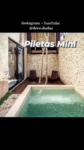 Transforma tu patio pequeño en un oasis con mini piscinas