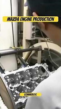 Inside Mazda's Insane Engine Factory #shorts