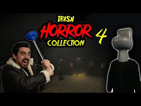 Surviving A Collection of Good and Bad Horror Games! | Trash Horror Collection 4