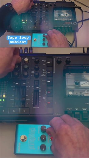 Improvised Ambient Tape Loop | Cassette Tape, Reverb Pedal & Analog Texture