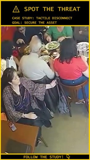 Human.Error.Study on Instagram: "ANALYSIS: She Hung It Up for Adoption. The Thief Filed the Paperwork. ⚠️ Video Credit: Viral / DM for Credit Case File: 606-PURSE-SNATCH Subject: Diner vs. Pro Pickpocket Domain: Situational Awareness / Counter-Surveillance Status: Asset Compromised / Extraction Successful The Tactical Failure: Zero-Retention Placement: The target placed a High-Value Asset (HVA) in the "Dead Zone" (Sector 6—directly behind the body), severing all visual and tactile control. By su