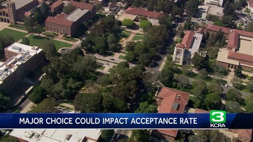 How to see see acceptance rates for majors at California's public universities