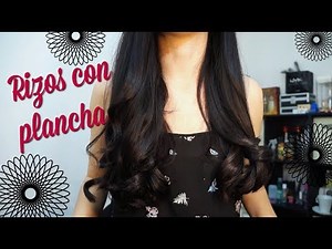 Curls with a flat iron | My technique