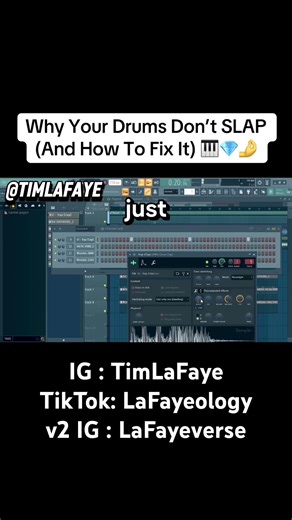 Why Your Drums Don’t Slap (And How Pros Fix It)(Fl Studio Tutorial & Tips) #flstudio #mixingtips
