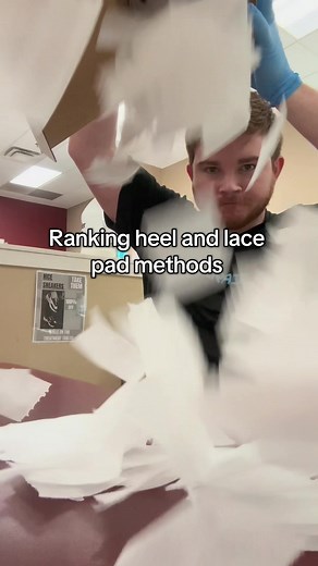 Ranking Heel and Lace Pad Methods for Athletes
