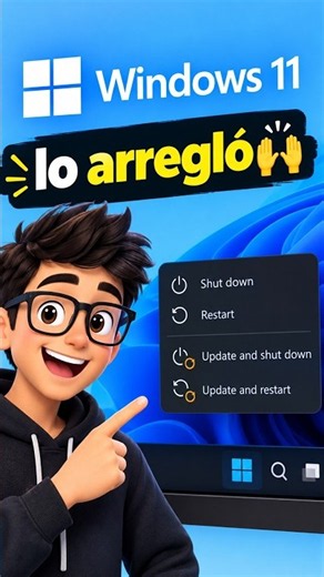 Windows 11 solucionó lo que todos odiábamos: apagar sin instalar actualizaciones 🔥 #windows11