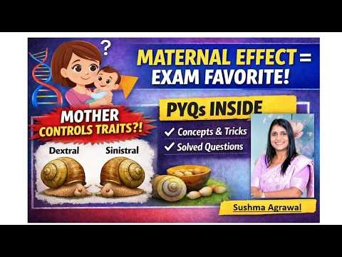 Maternal Effect Genes (Easy Tricks) + Previous Year Questions | CSIR NET