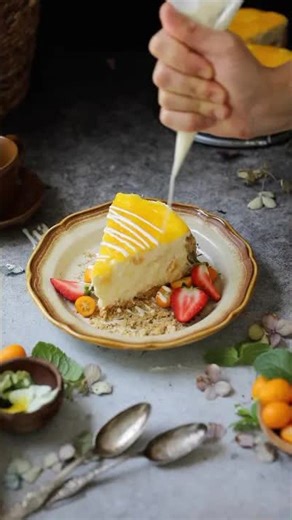 Mango cheesecake! ❤️ #food