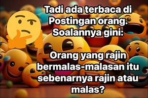 Ga tau kalau saya sih jawapannya dia org yang rajin. | Frank Herbert