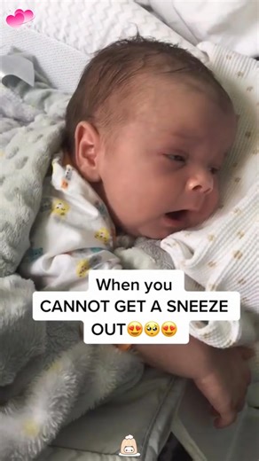 Newborn sneeze 🤧 #foryou #baby #funny #funnyvideos #fyp #cute | Amayrani reagan
