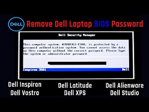 How to Get Dell Laptop BIOS Admin Password | Dell Inspiron, Dell Vostro, Dell Latitude, XPS