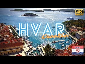 Hvar Croatia Island 4k Drone Beach & Town Travel Tour