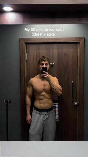 Chest + Back - workouts don’t need to be hours… #gym #gymworkout #workout #motivation