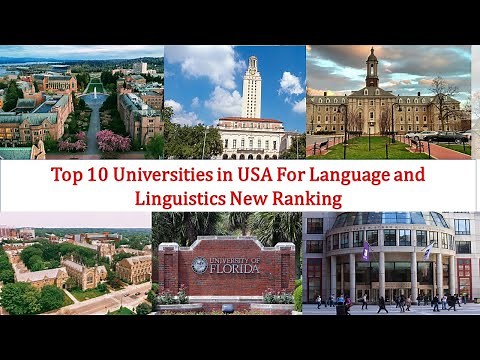 Top 10 UNIVERSITIES IN USA FOR LANGUAGE AND LINGUISTICS New Ranking