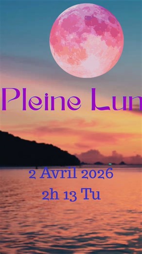 Pleine Lune rose. 2 avril 2026 2 h 13 Gmt. www.aster-localis.com