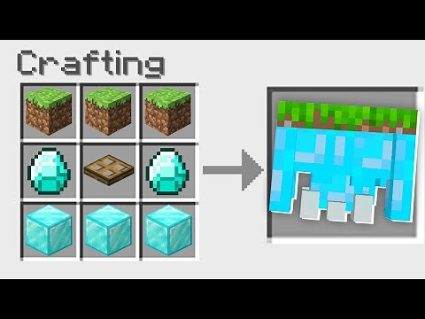 Minecraft BUT You Can Craft a BUNKER From ANY BLOCK!