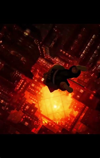 Zenitsu falling Infinity Castle