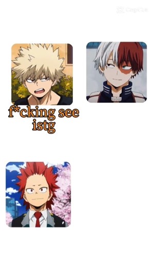 Bakugo is angry. 😡