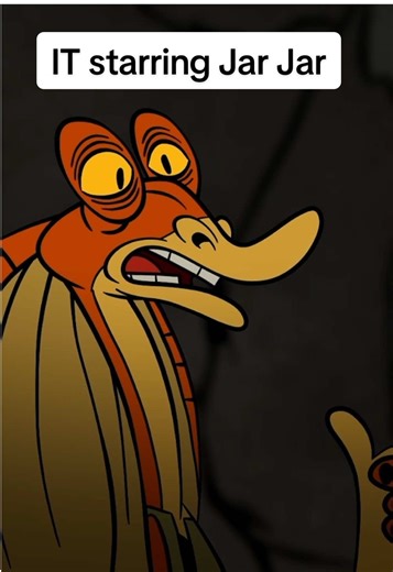 IT Reimagined with Jar Jar Binks - A Hero Swap Cartoon