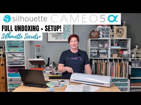 Silhouette Cameo 5α (Alpha) In-Depth Unboxing & Setup | Must-Know Tips + Important Info