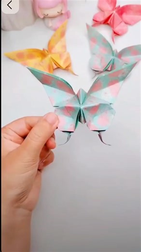 Quick and Easy Origami Butterfly Tutorial
