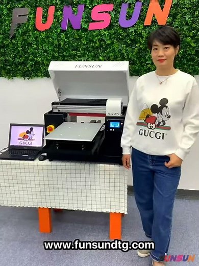 Sweater printing by funsun dtg printer