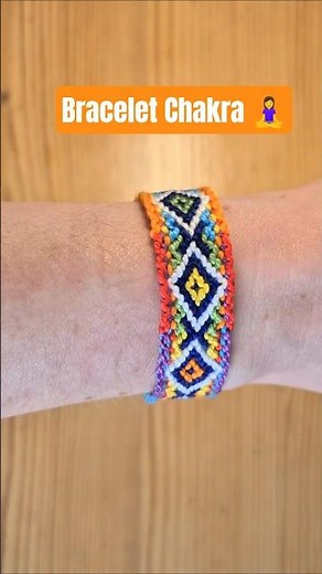 Bracelet brésilien Chakras 🧘‍♀️🌈 | Inspiration yoga zen | Pattern 205298 sur BraceletBook 🧡
