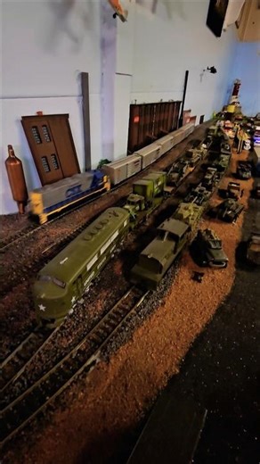 Ho Scale DCC CSX Passing My Military Trains