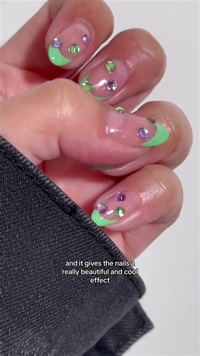 How to Apply Gems to Nails with Regular Polish