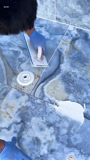 smooth floor putty trick