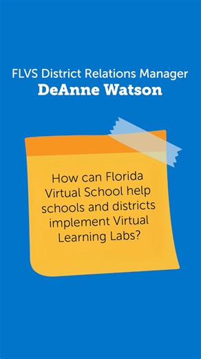 A Virtual Learning Lab is a dedicated space within a Florida public, private, or charter school where students can take FLVS courses. Courses that are taught in these labs: 🗓️Fit seamlessly into students' schedules 👨‍🏫Provide support from certified FLVS teachers 👨‍🏫Expand course offerings to help students catch up or get ahead Check with your child's school to see if they offer a Virtual Learning Lab. #VirtualLearning #FLVS #Education #StudentSuccess #FloridaSchools #VirtualLearningLabs #Ba